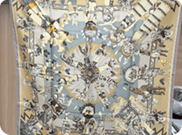 スカーフ：HERMES
                      カレシリーズ コスモスなど5点