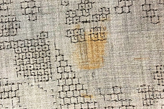 シミのある着物