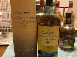 ウイスキー/SINGLETON:12年 旧ボトル(状態ランク:B)など8点
