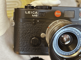 LEICA：M6 TTL 0.72 JAPAN ブラック 名称印刷＋SUMMARON 35mm F2.8 ズマロン Mマウント＋IROOA 12571 ズマロン/ズミクロン用フード／LEICA：SUMMICRON 50mm F2 ズミクロン 固定鏡筒 Mマウント 後期など2点