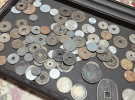 100円硬貨／古銭一式／旧日本銀貨／など