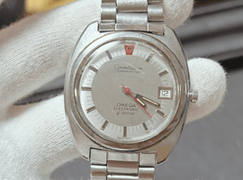 OMEGA / オメガ ELECTRONIC エレクトロニック クロノメーター f300Hz 純正バンド / 198.003 / 状態ランク:Bなど4点