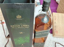ウイスキー：Johnnie Walker（15年 グリーンラベル）／ウイスキー：Johnnie Walker（X.R. 21年）など4点