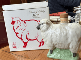 ウイスキー／Suntory：ローヤル 干支ボトル 未 1991年 陶器（状態ランク：D）など11点