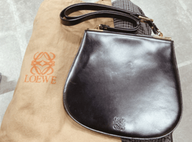 LOEWE Vintage Anagram Leather Shoulder Bag など3点