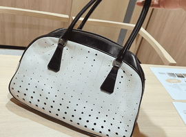 PRADA パンチングレザー ボーリングバッグなど4点