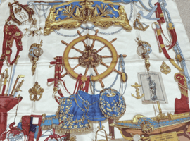 スカーフ：HERMES／BATEAU À VAPEUR DE JOUFFROY D'ABBANS 1784など11点