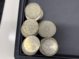 100円硬貨など3点