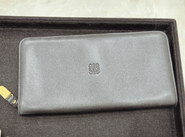 ロエベ リネン ジップ アラウンド ウォレットなど3点