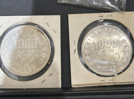 1000円硬貨など3点