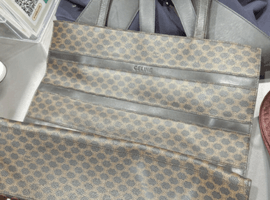 CELINE:黒マカダム柄 トートバッグなど5点