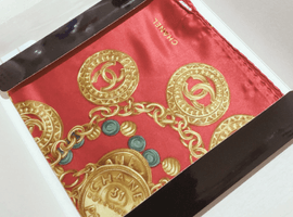 CHANEL :シルク スカーフ 31 RUE CAMBONコイン チェーン柄など10点