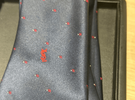 ネクタイ：Yves Saint-Laurent(YSL)／YSL カサンドラ・ロゴ ピンドット柄 シルクネクタイなど3点