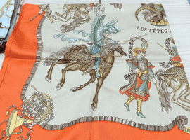 エルメス カレ 90 Les Fêtes du Roi Soleil など6点