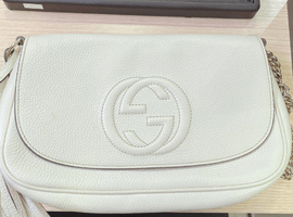 GUCCI:ソーホー レザー チェーンショルダーバッグなど3点