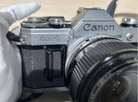 一眼レフカメラ／Canon：AE-1 + FD 35mm F2 後期型など3点
