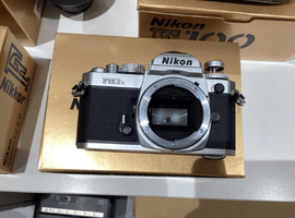 フィルムカメラ／Nikon：FM3A シルバー ボディなど8点