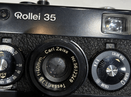 フィルムカメラ／Rollei：ローライ 35 (シンガポール) ※レンズ Tessar 40mm f3.5 Rolleiなど4点