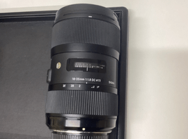 交換レンズ／SIGMA：Art 18-35mm F1.8 DC HSM (ニコンF用)など4点