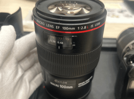AF用レンズ／Canon：EF 100mm F2.8L MACRO IS USMなど4点