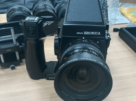 中判カメラ／BRONICA：GS-1 + ZENZANON PG 50mm F4.5など4点