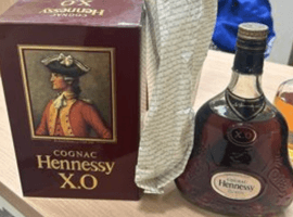 ブランデー／Hennessy：XO 金キャップ グリーンボトルなど5点