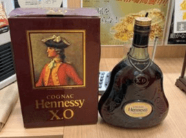 ブランデー／Hennessy：XO 金キャップ グリーンボトルなど4点