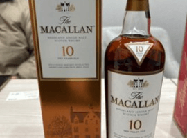ウイスキー／MACALLAN：10年 シェリーオークカスクなど3点