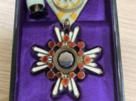 勲章：勲五等双光旭日章など2点