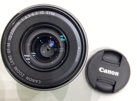 AF用レンズ／Canon：EF-M 55-200mm F4.5-6.3 IS STM シルバーなど3点