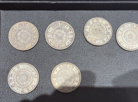 旭日50銭銀貨など古銭類
