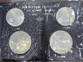 モントリオールオリンピックコインセットなど古銭類