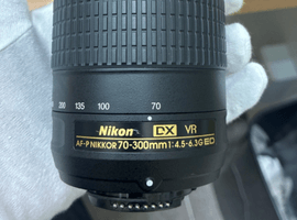 AF用レンズ／Nikon：AF-P DX NIKKOR 70-300mm F4.5-6.3G ED VRなど3点