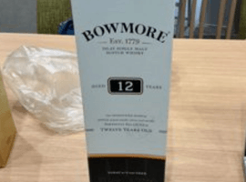 ウイスキー／BOWMORE：12年など5点
