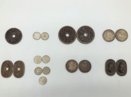 旧日本銀貨など数点