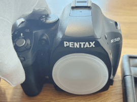PENTAX:K-50 ボディ ブラック/PENTAX:レンズなど3点