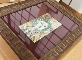 絵画：此木三男（インコ風少女像）／絵画：此木三男（ブリューゲルの風景）など3点