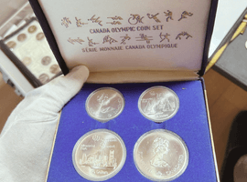 カナダオリンピックコインセットなど3点