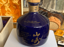 ウイスキー／Suntory：山崎 12年 ピュアモルト 大広（状態ランク：D）など3点