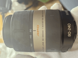 MINOLTA：レンズ／MINOLTA：交換レンズ付きボディなど3点