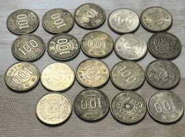 100円硬貨類など8点