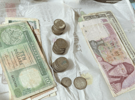 古銭一式／海外オリンピック銀貨／など