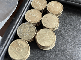 百円硬貨類など3点