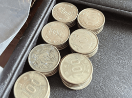百円硬貨／日本紙幣／など
