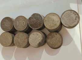 旧硬貨／国際連合加盟50周年記念1000円硬貨／など
