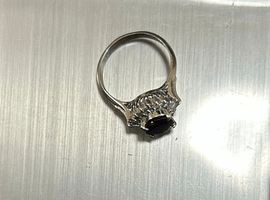 Pt900 / サファイア / 2.19ct / メレダイヤ / 0.40ctなど2点