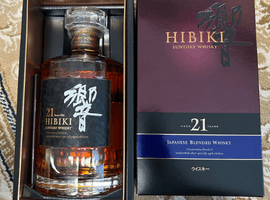 ウイスキー／Suntory：響 21年（状態ランク：D）など3点