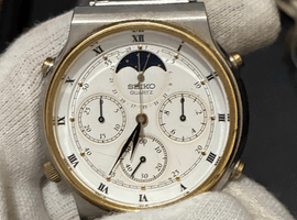 SEIKO / ムーンフェイズ 7A48-7000 / 7A48-7000 / 状態ランク:Dなど2点