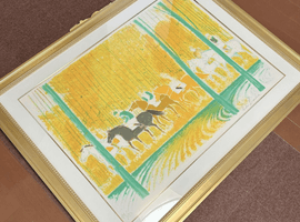 ブラジリエ：秋の騎馬行進など2点