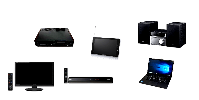 テレビ、プレーヤー、レコーダー、ポータブル機器、その他映像機器